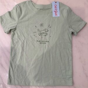 Cat & Jack Light Green Playground T-Shirt..#646
